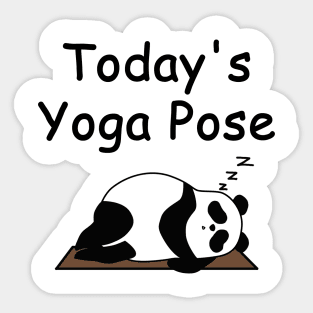 Funny panda Sticker